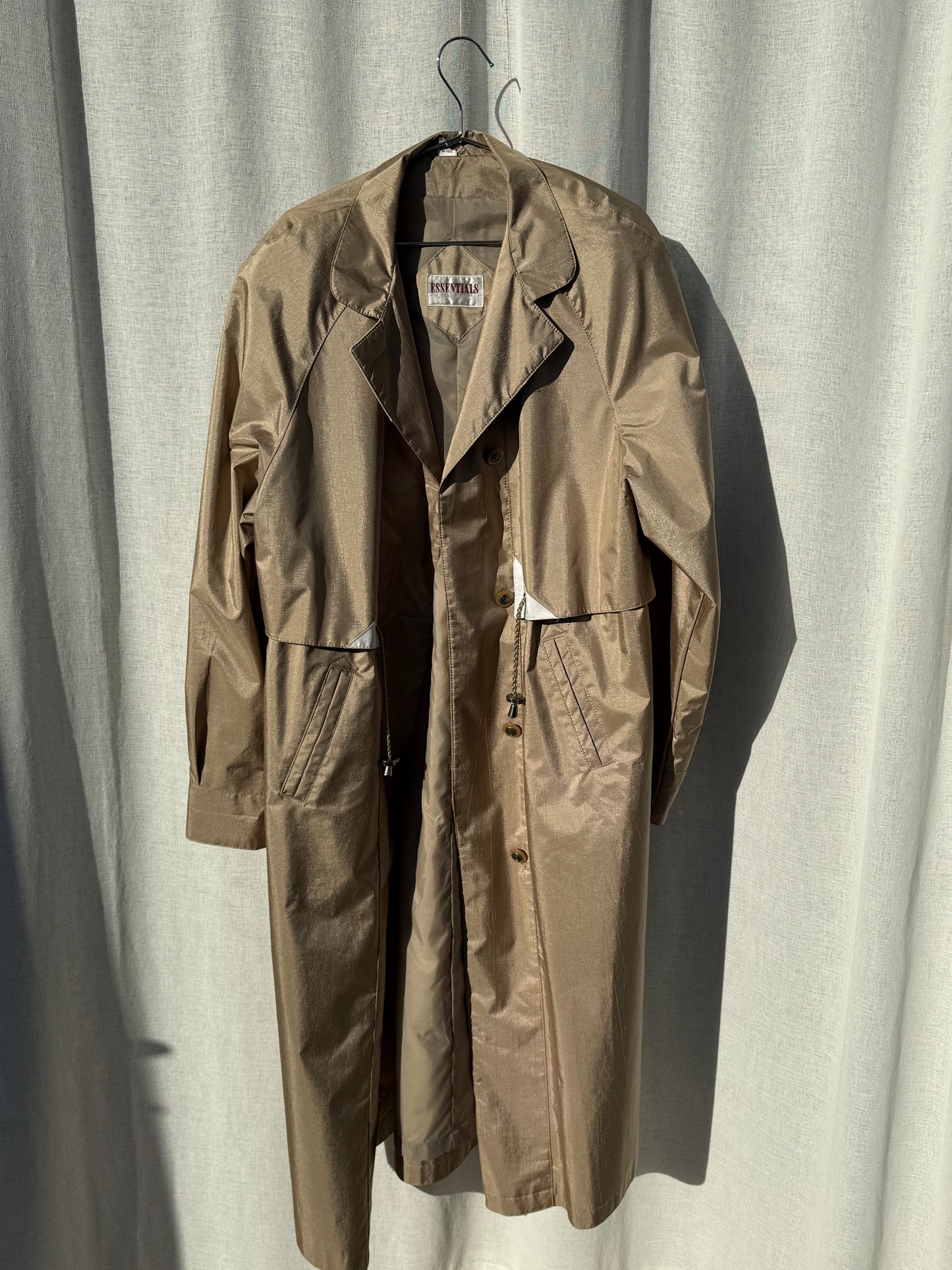 Vintage beige trench coat
