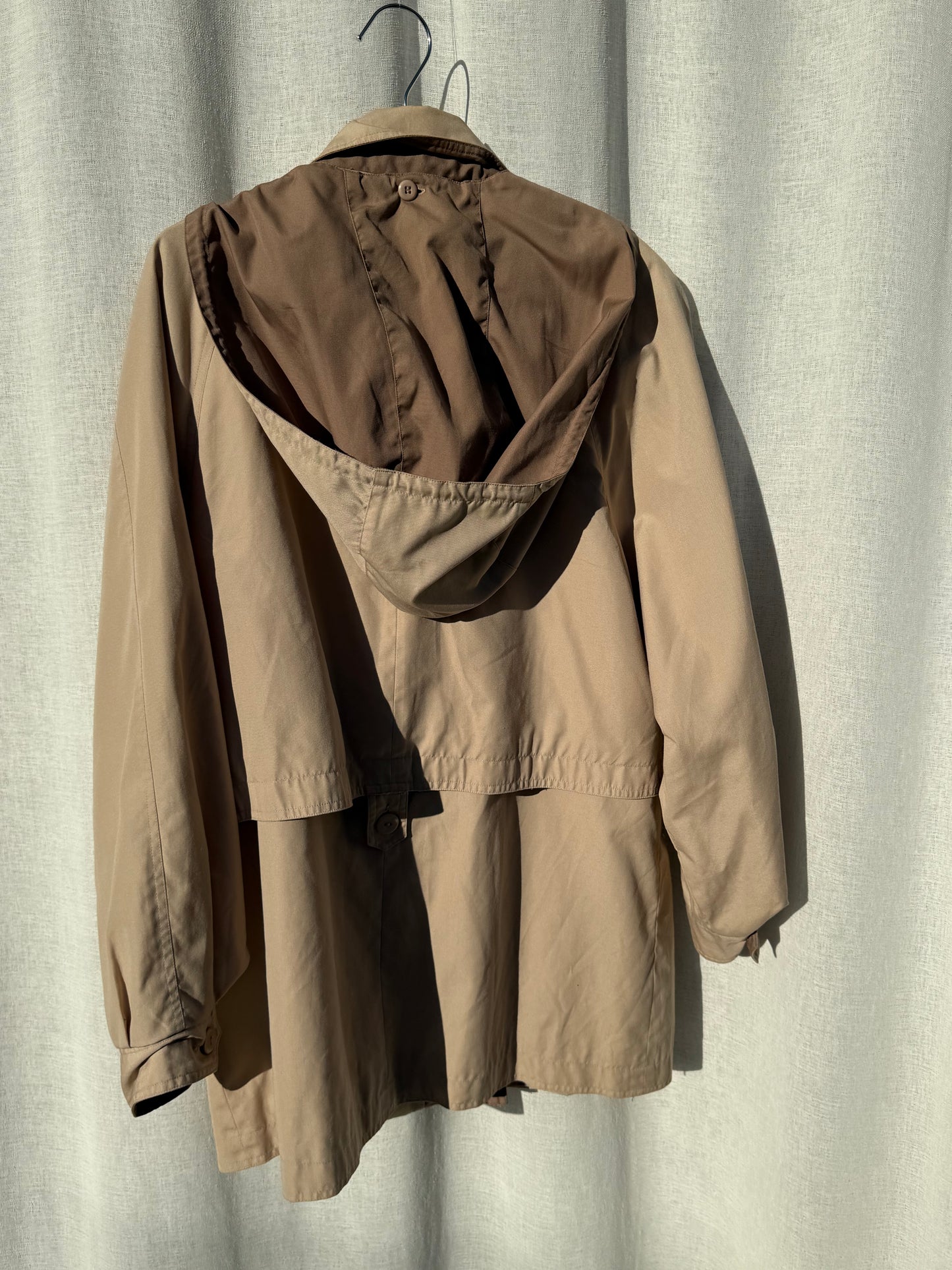 Vintage jacket with removable hood