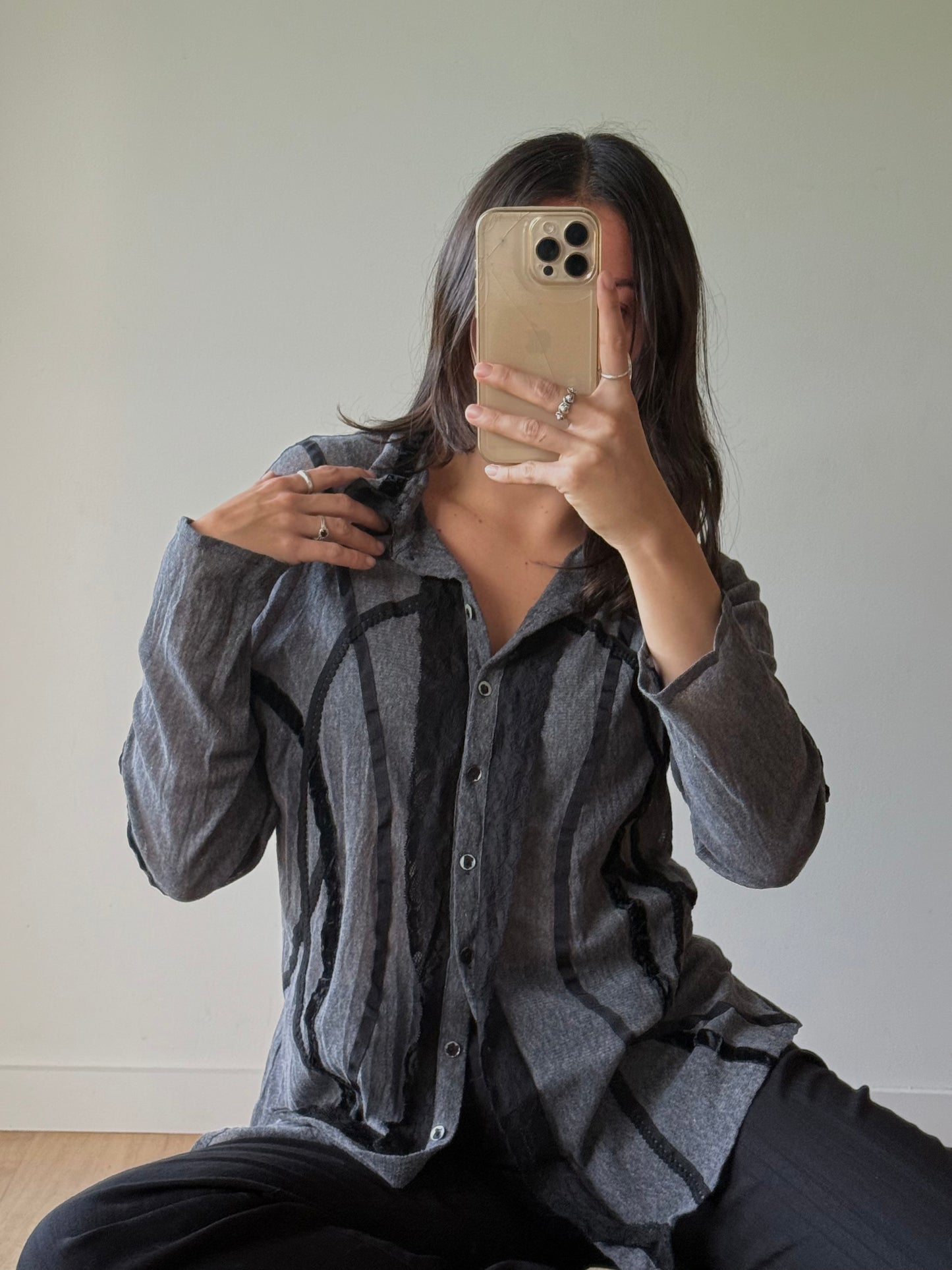 Sheer Vamp made in Aotearoa button up