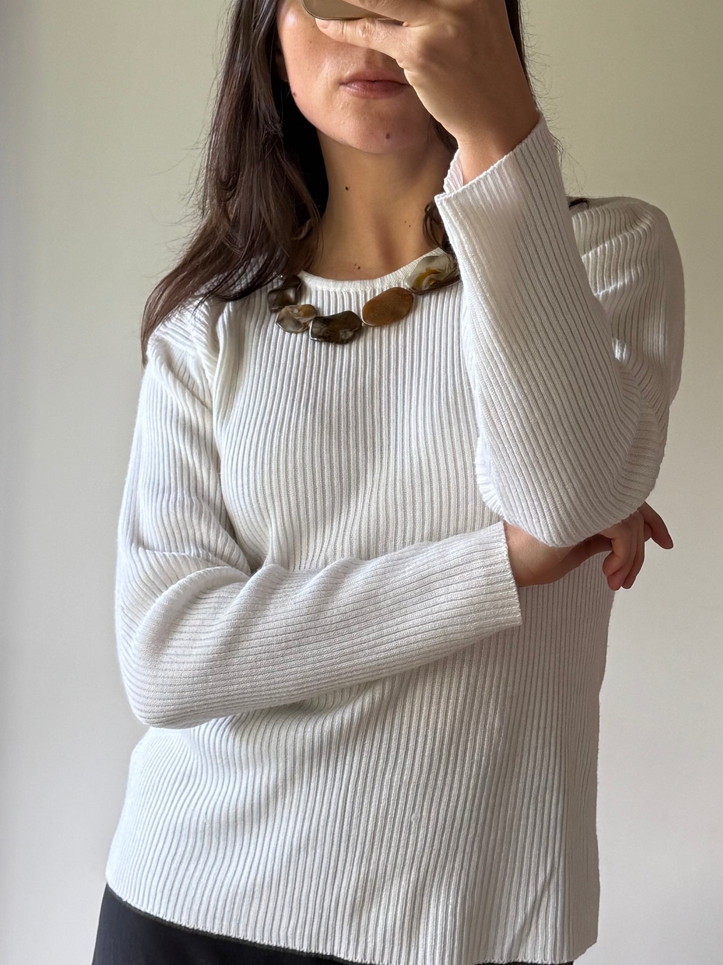 Ribbed long sleeve