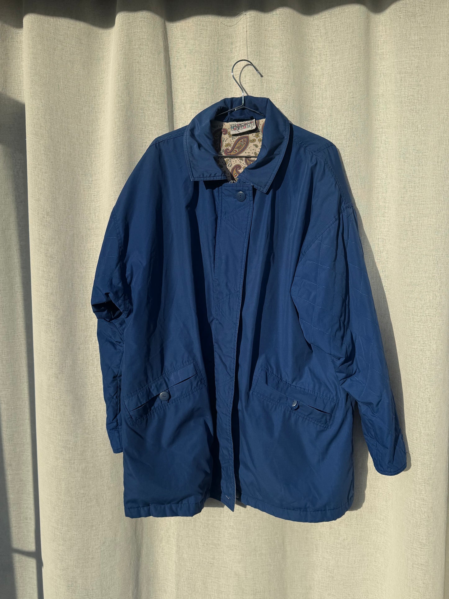 Vintage cosy blue jacket