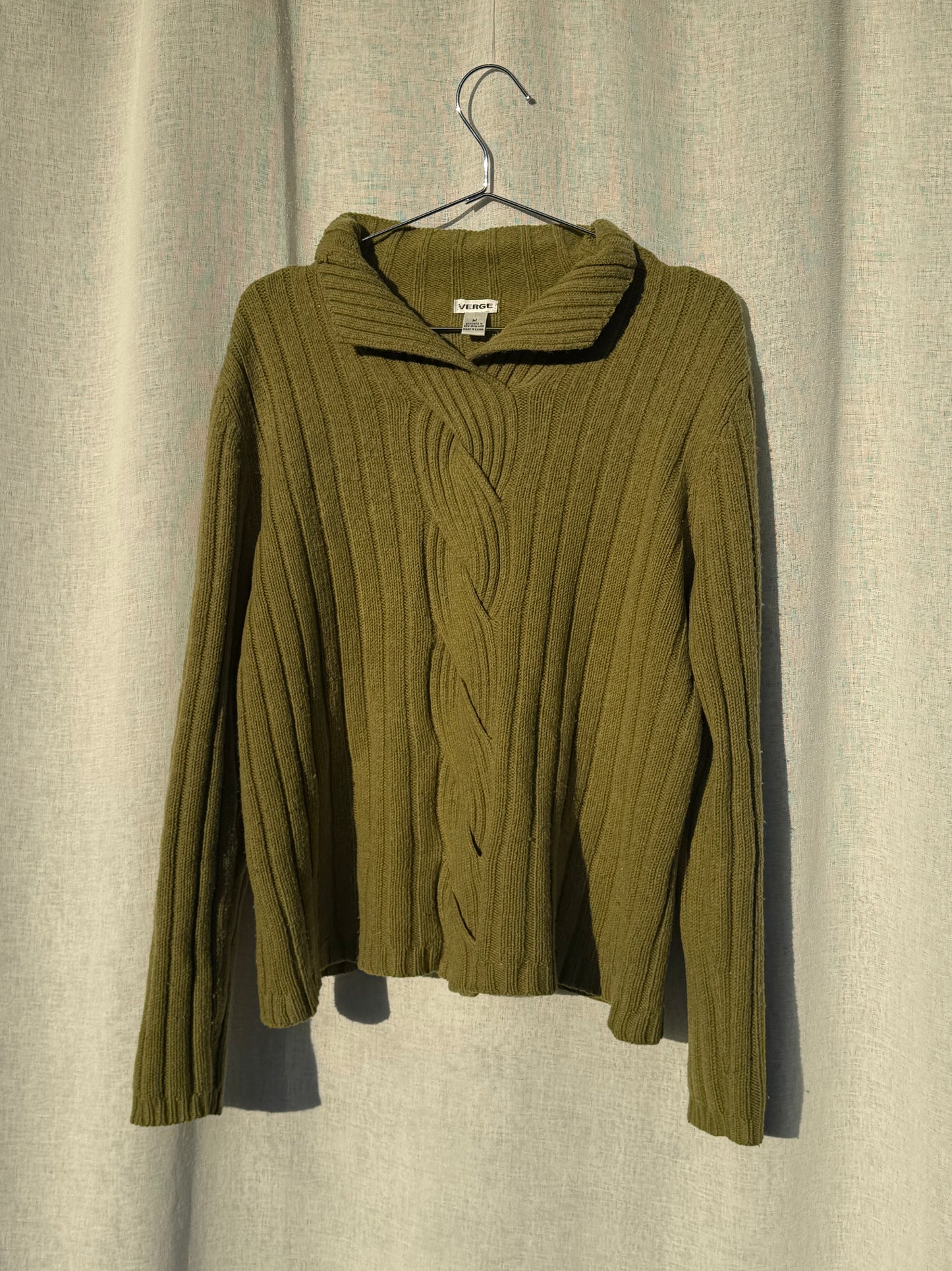 90s style wool blend jumper
