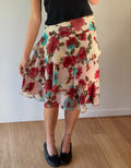 Floral midi skirt by Joanna Morgan