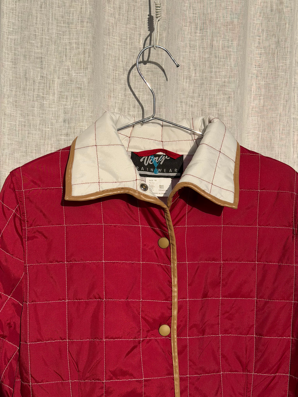 Vintage 60s style red jacket