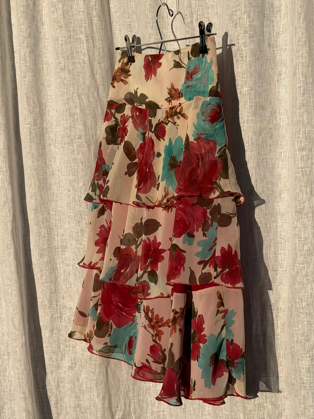 Floral midi skirt by Joanna Morgan