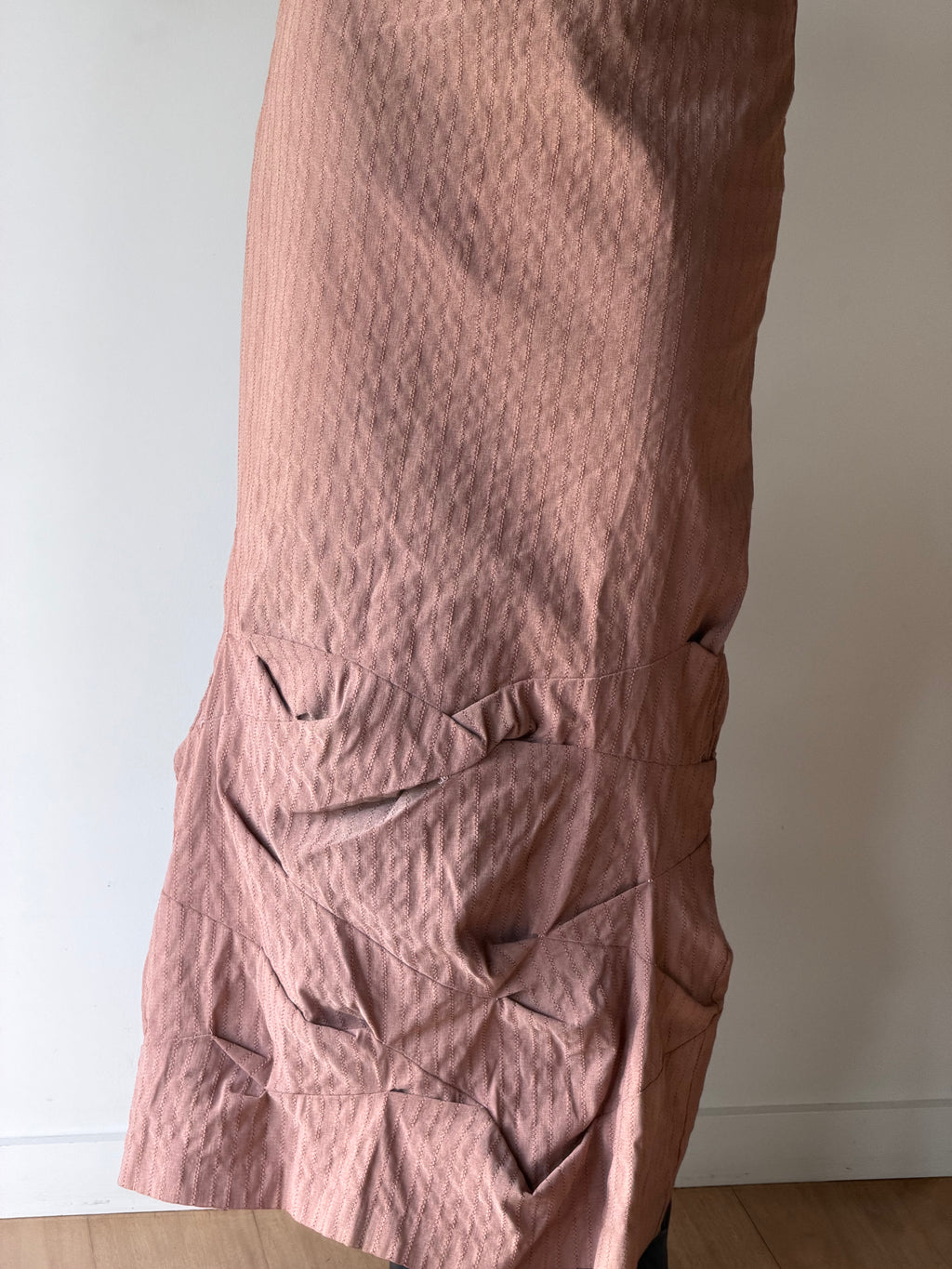 Dusty Rose skirt by Baker Street, made in Aotearoa