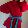 Vintage red cotton sweater by Survival