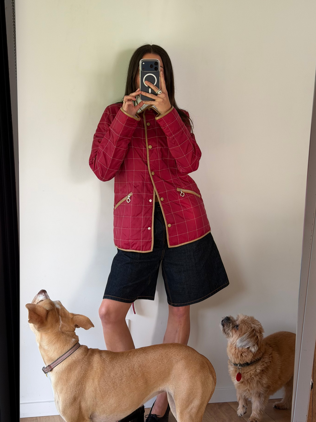 Vintage 60s style red jacket