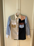 Marni colour-block button up shirt