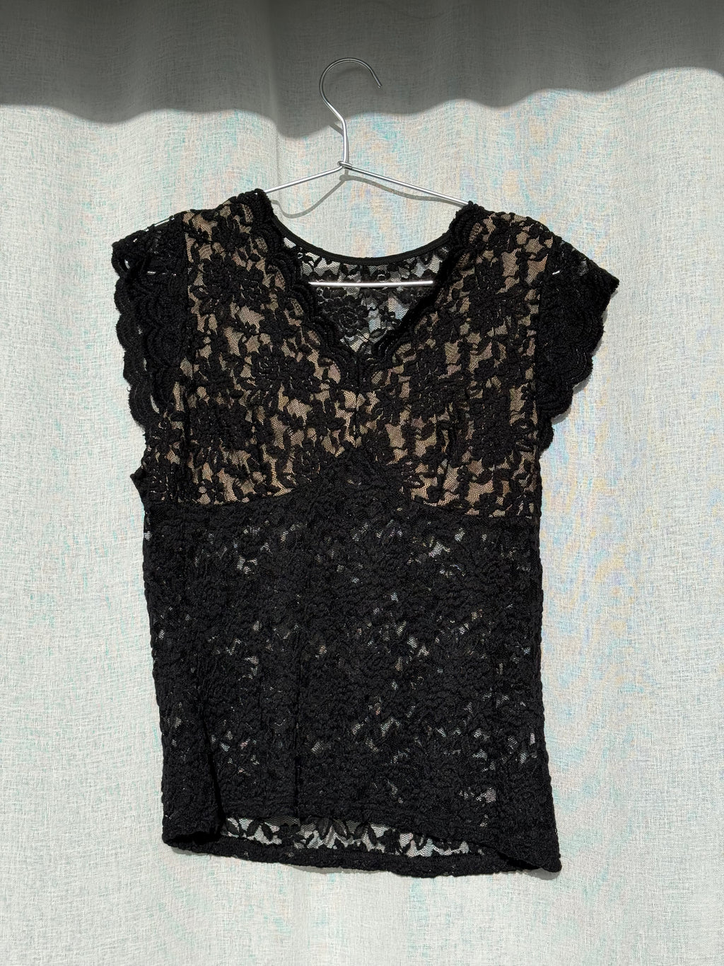 Black lace top