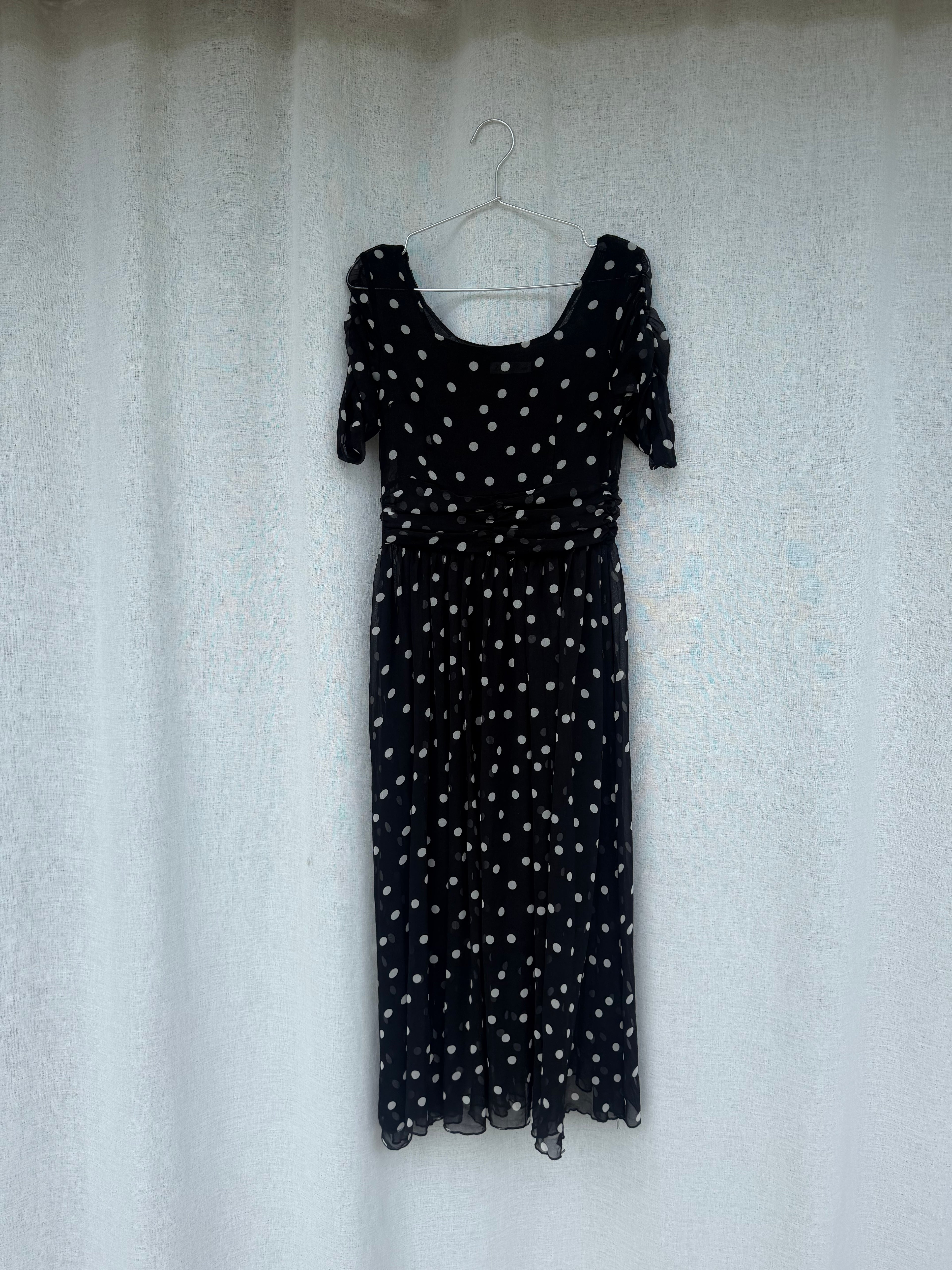 Cute sheer polka dot dress