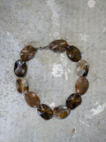 Brown tortoise style necklace