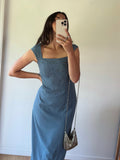 Vintage blue gown, made in Australia