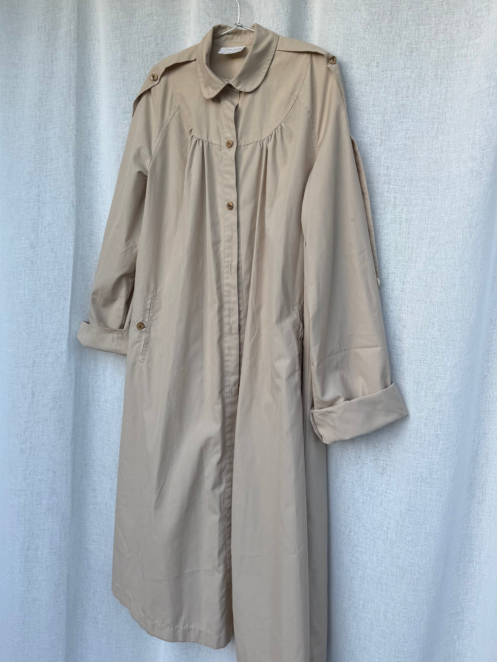 Vintage trench coat made in Aotearoa
