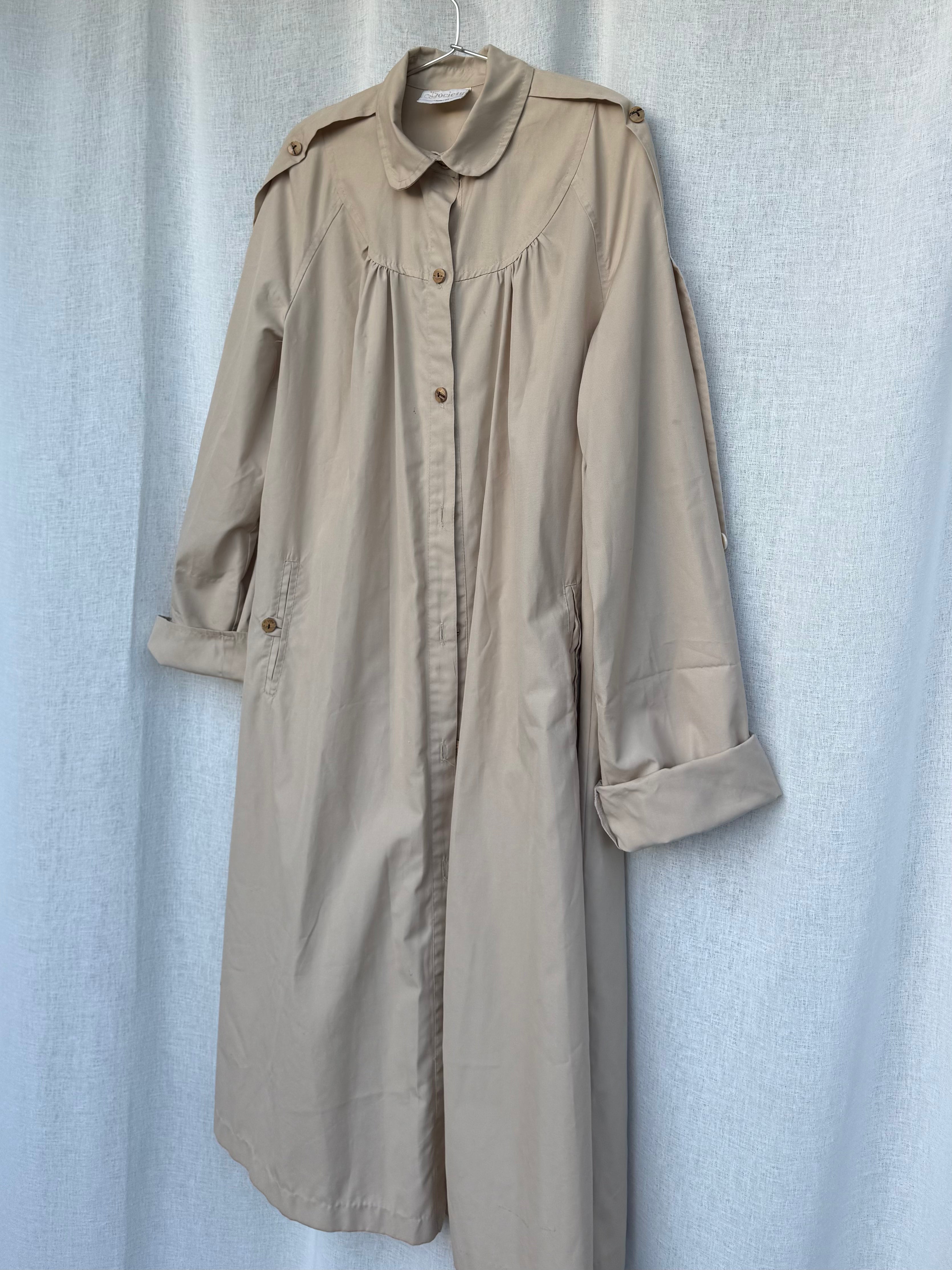 Vintage trench coat made in Aotearoa