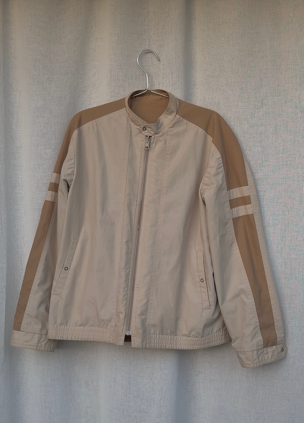 Reversible beige jacket