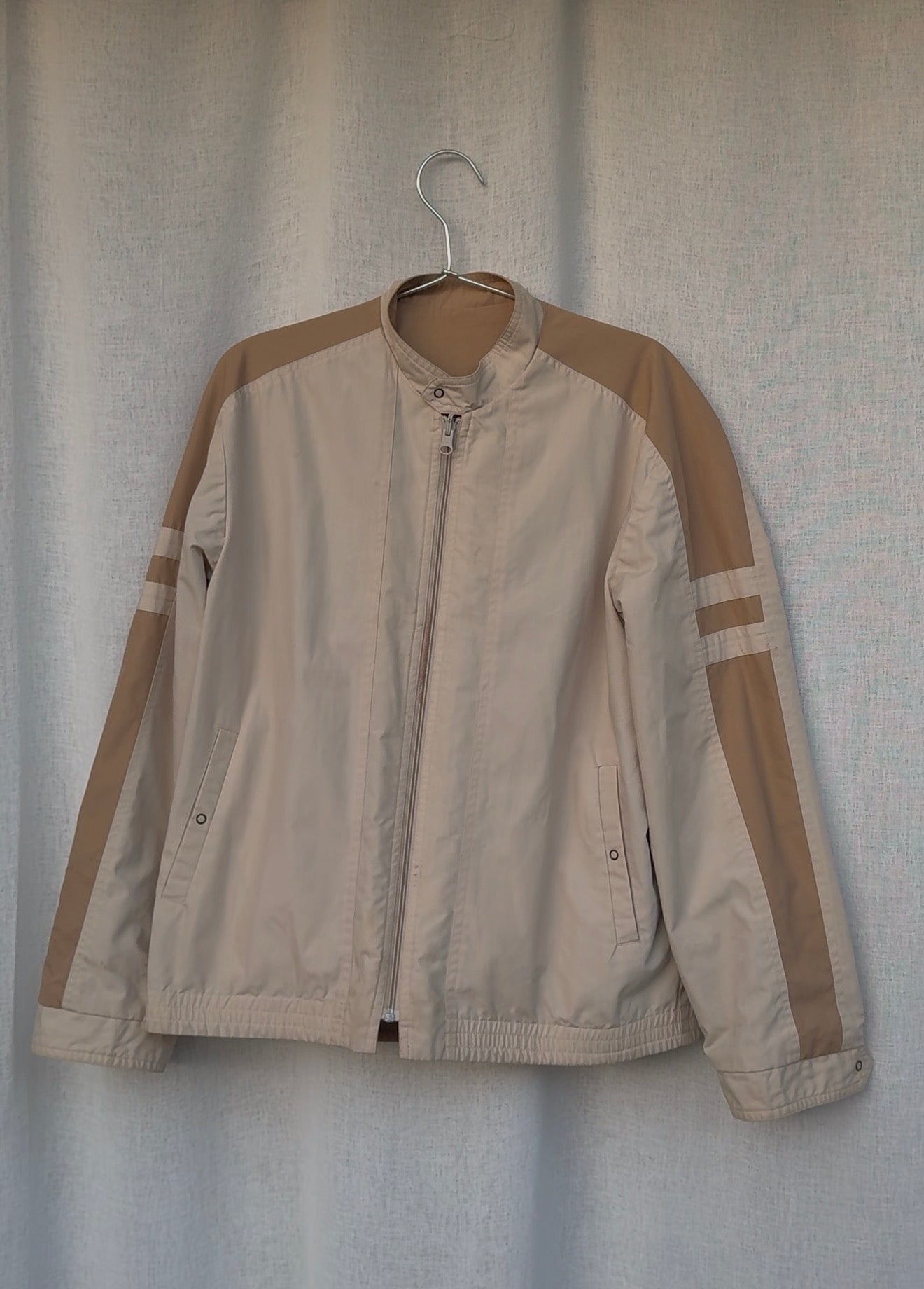 Reversible beige jacket