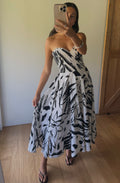 Rare vintage strapless gown, made in Aotearoa