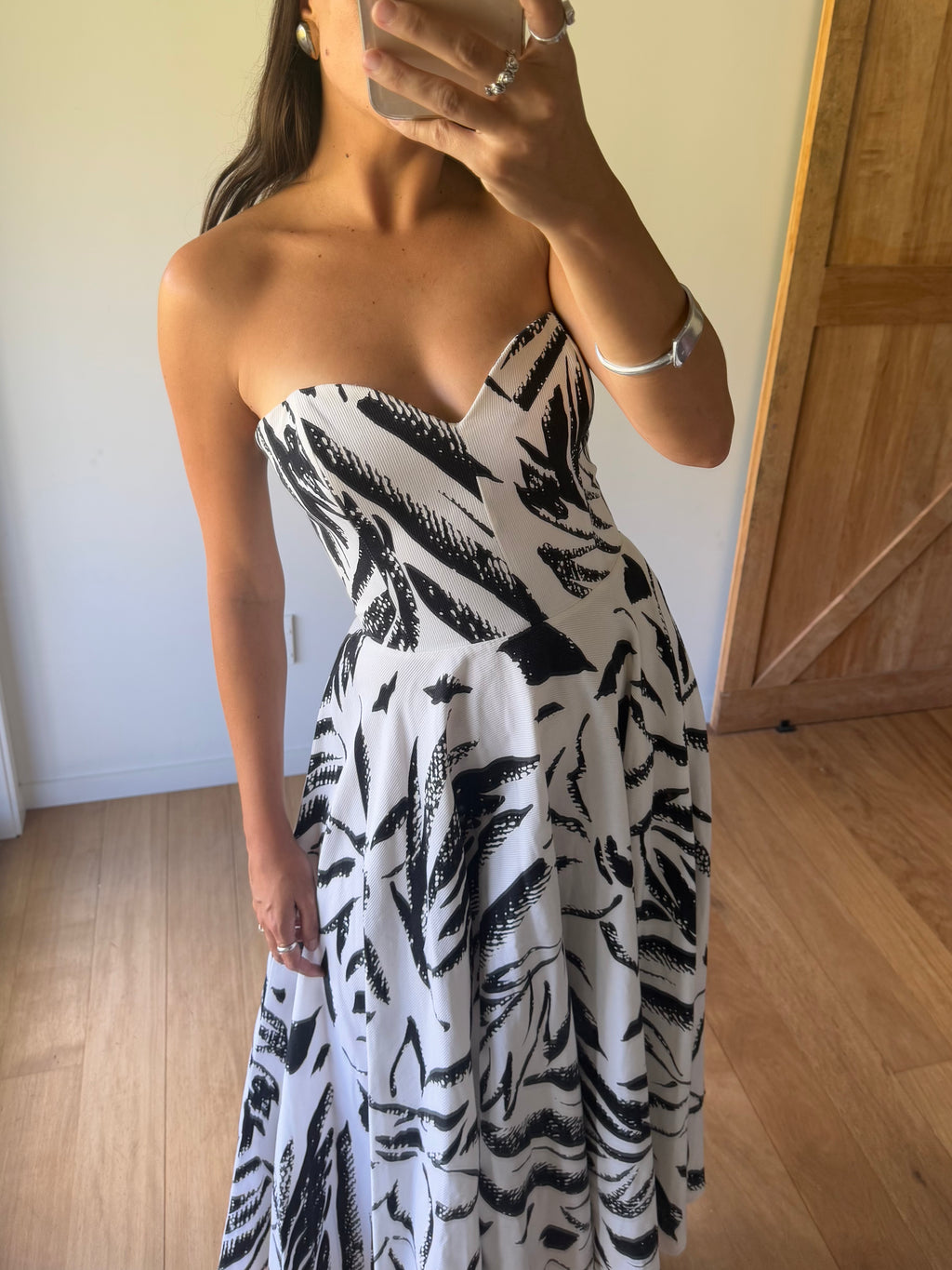 Rare vintage strapless gown, made in Aotearoa