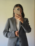 Vintage Pierre Cardin grey blazer, made in Aotearoa