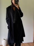 Black vintage Glassons jacket, made in Aotearoa