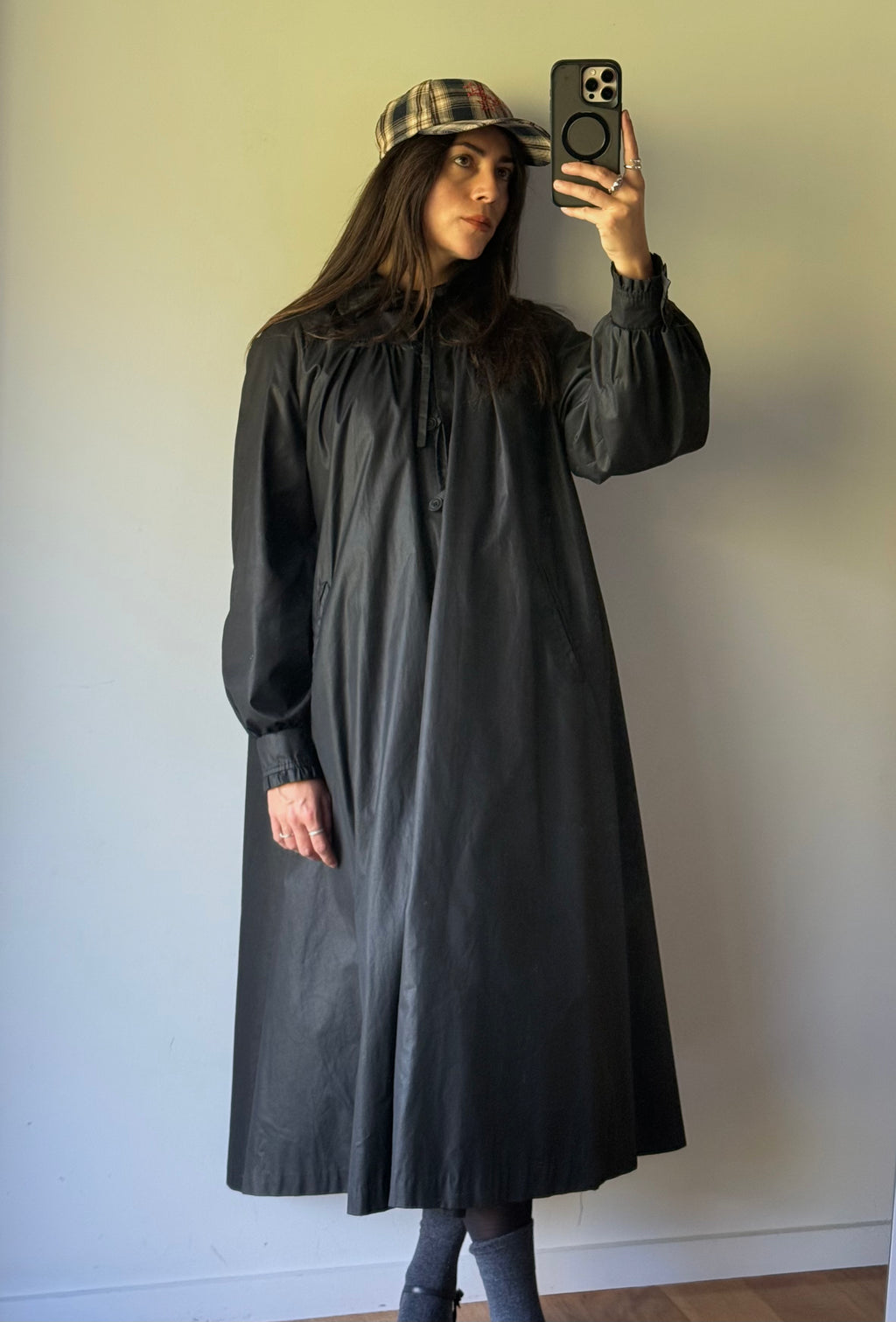 Vintage swing coat, made in Aotearoa