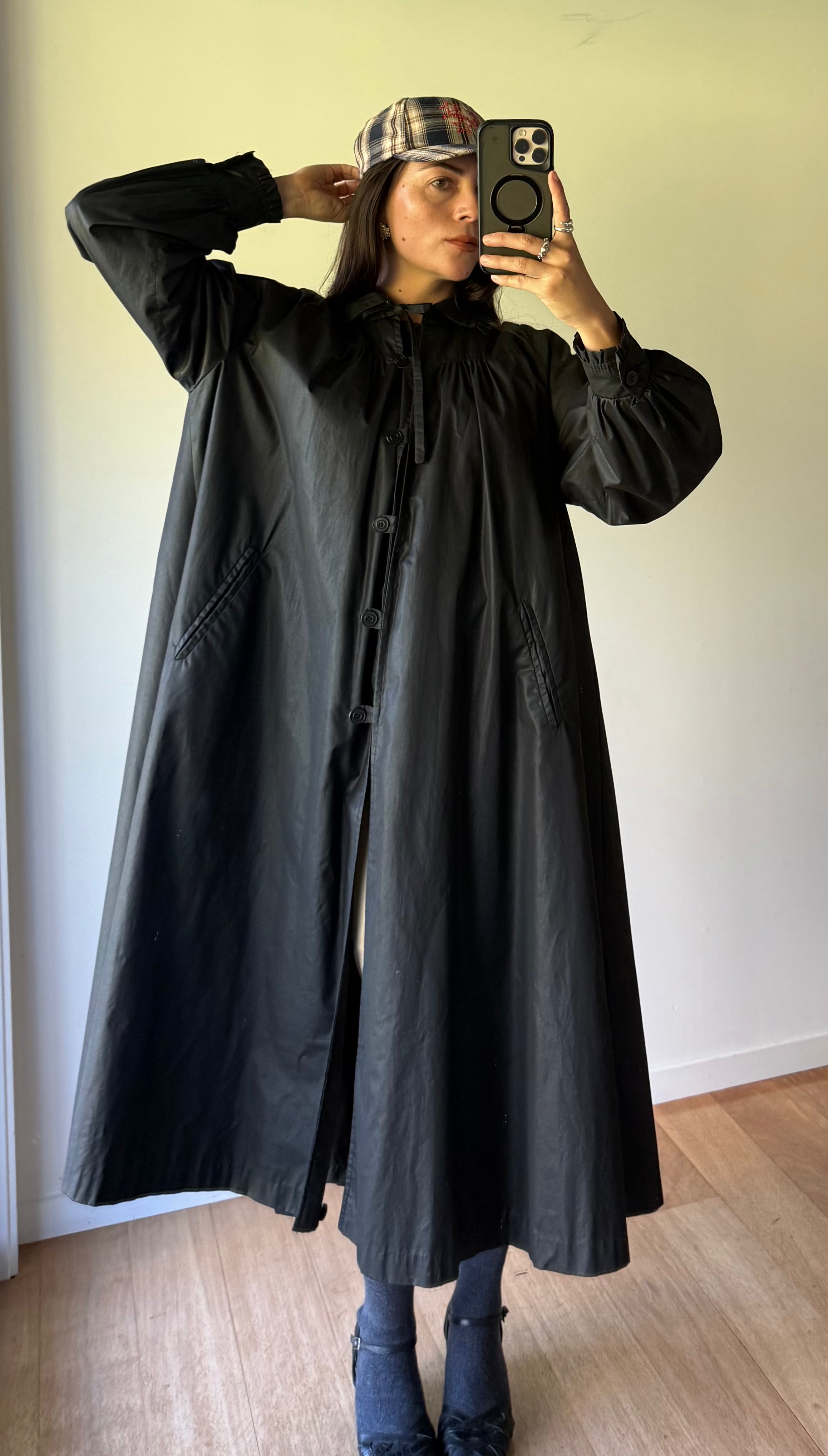 Vintage swing coat, made in Aotearoa