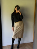 Charade pencil skirt, made in Aotearoa
