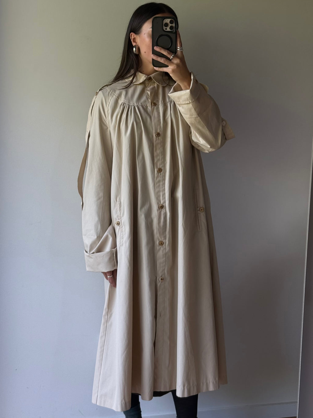 Vintage trench coat made in Aotearoa