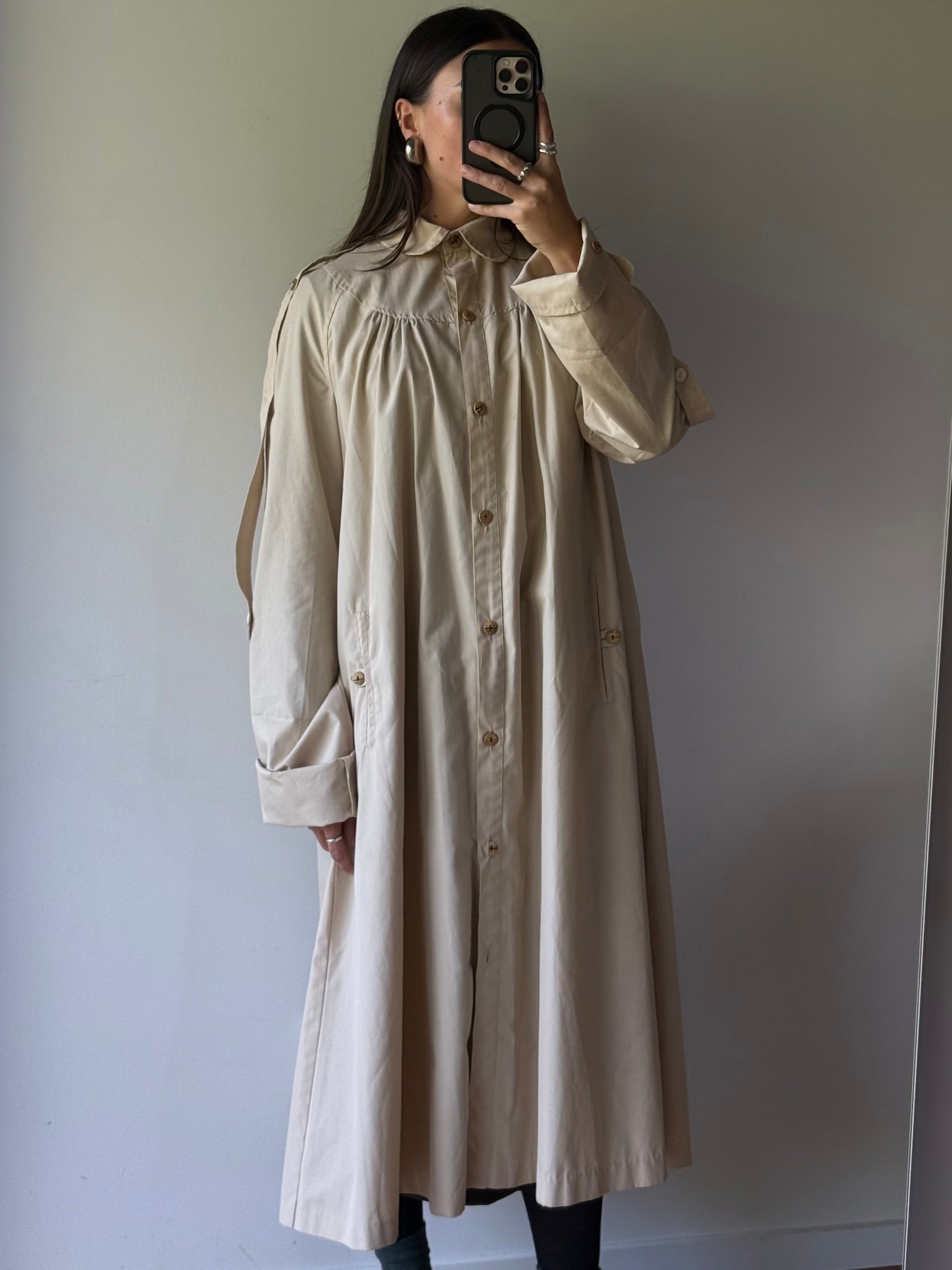 Vintage trench coat made in Aotearoa