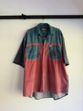Retro cotton button up shirt
