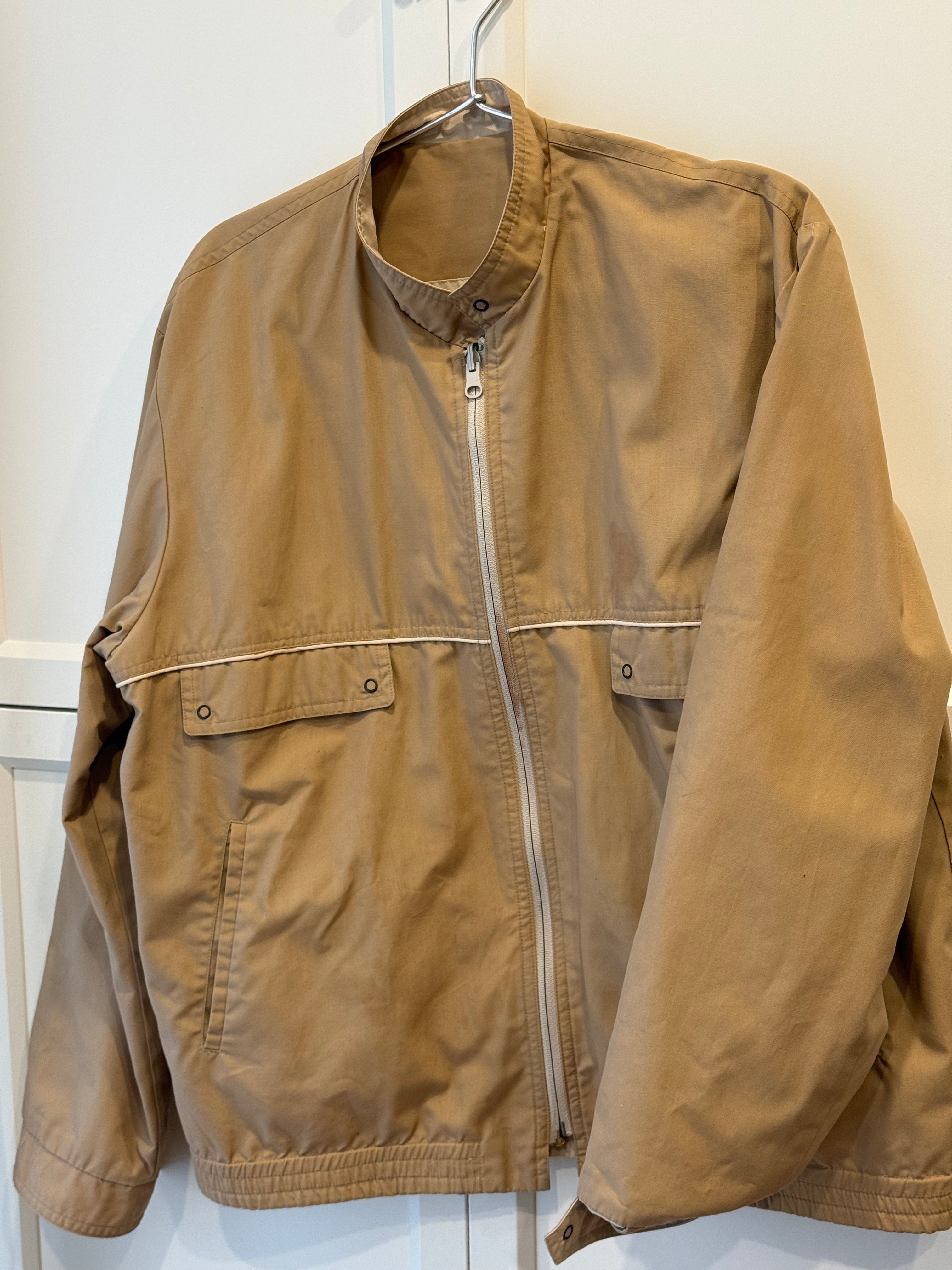Reversible beige jacket