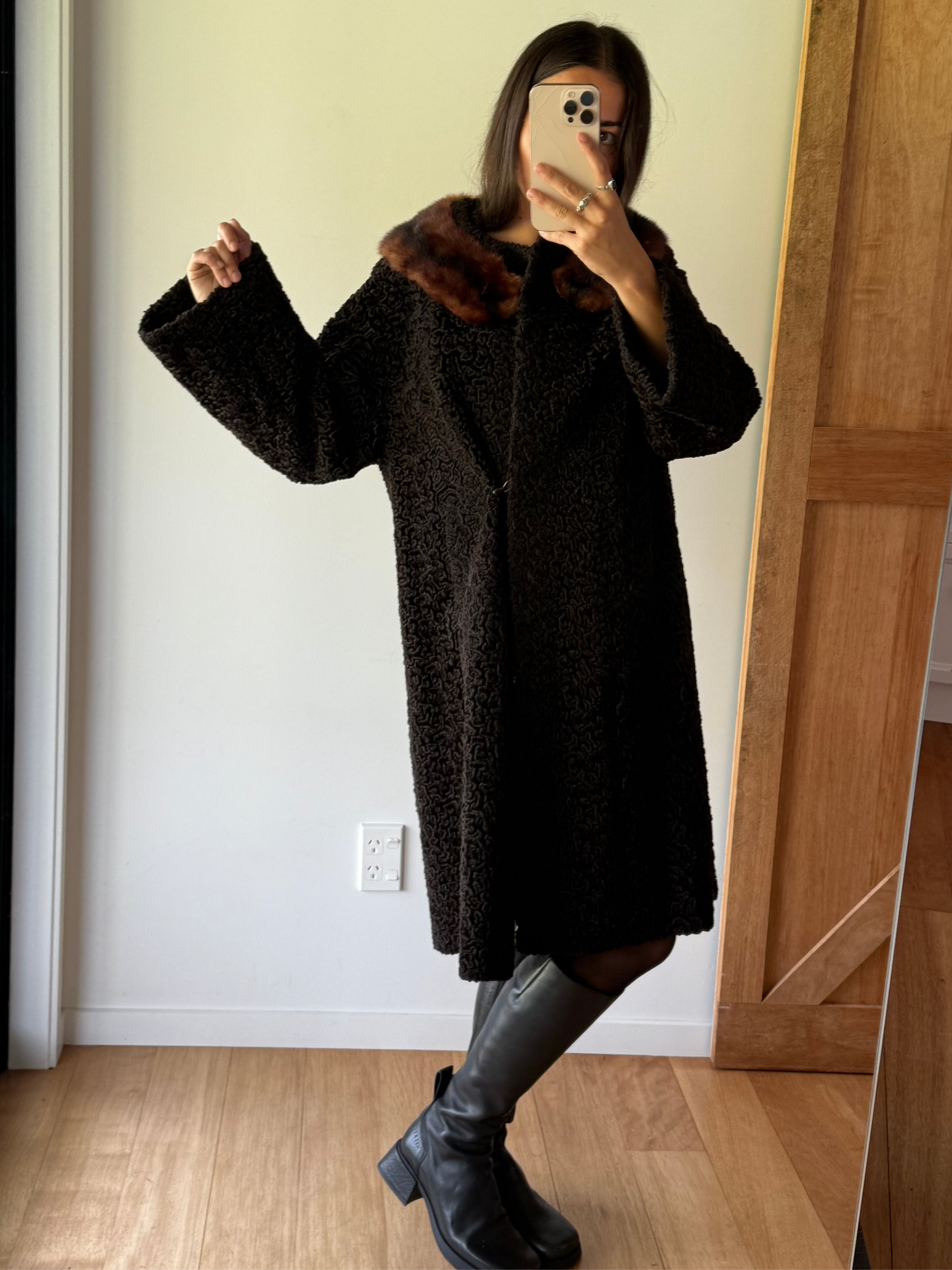 Rare 1950s coat, made in England