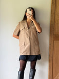 Vintage wool blend shirt, made in Australia
