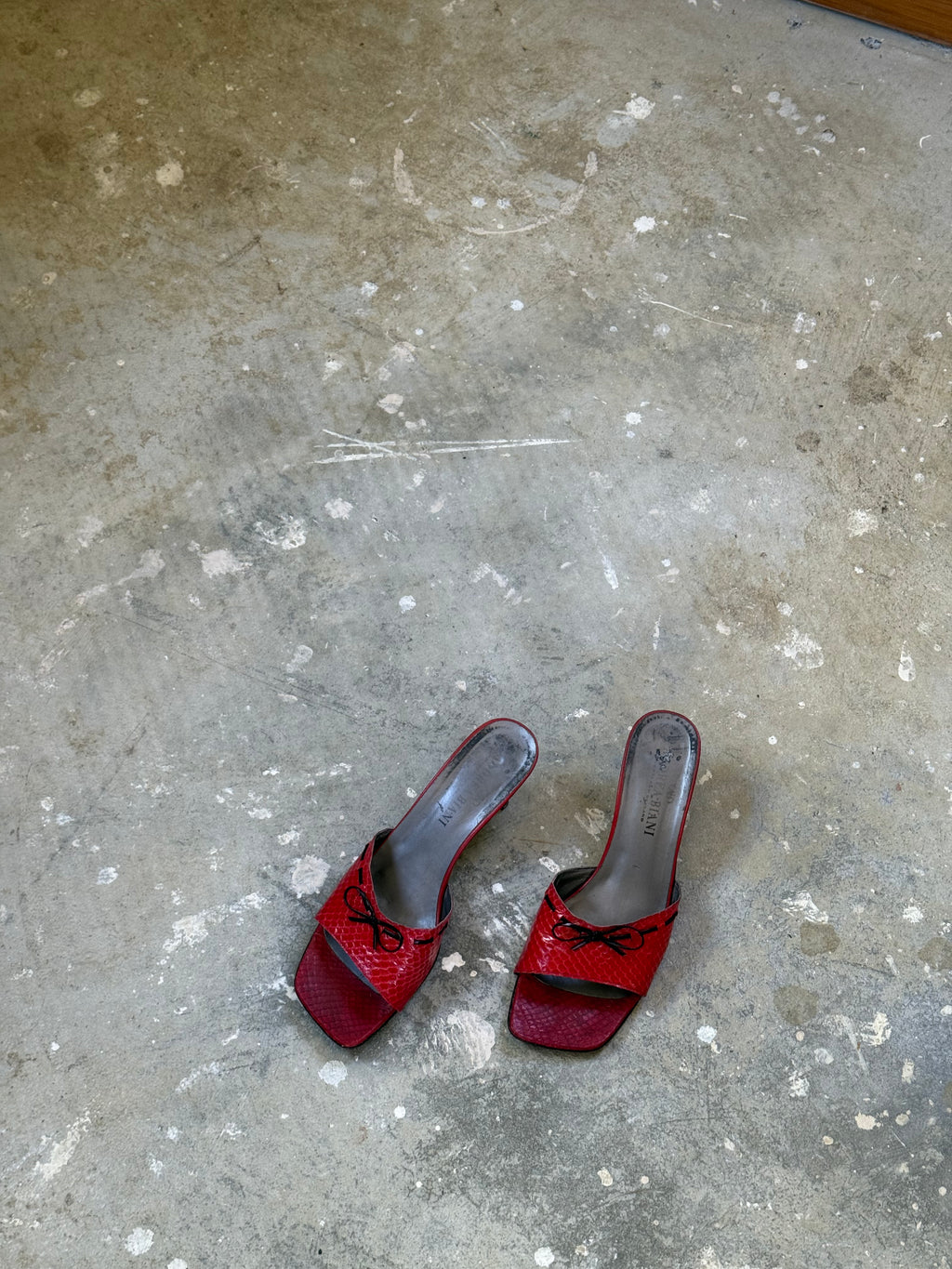 Andrea Biani red heel, made in Aotearoa