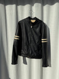 Biker jacket faux leather