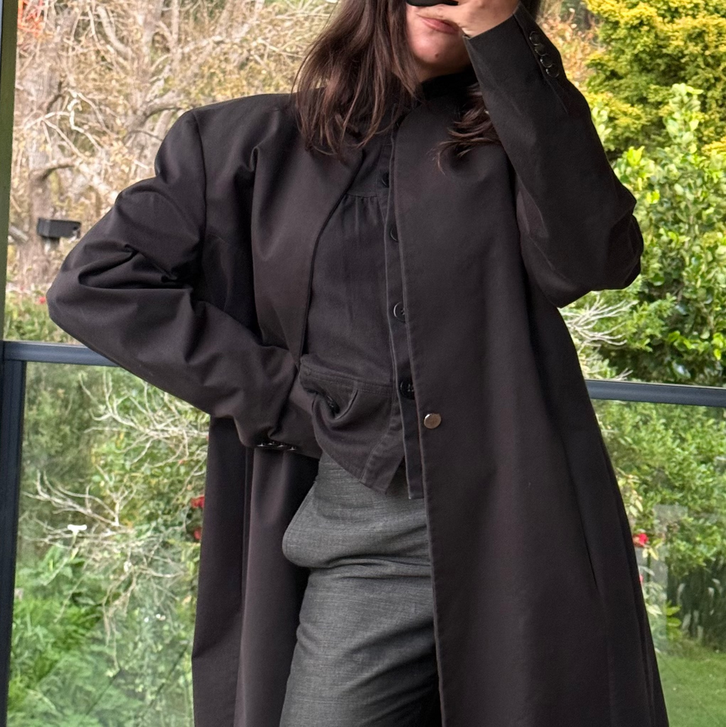 Vintage black Mugler coat