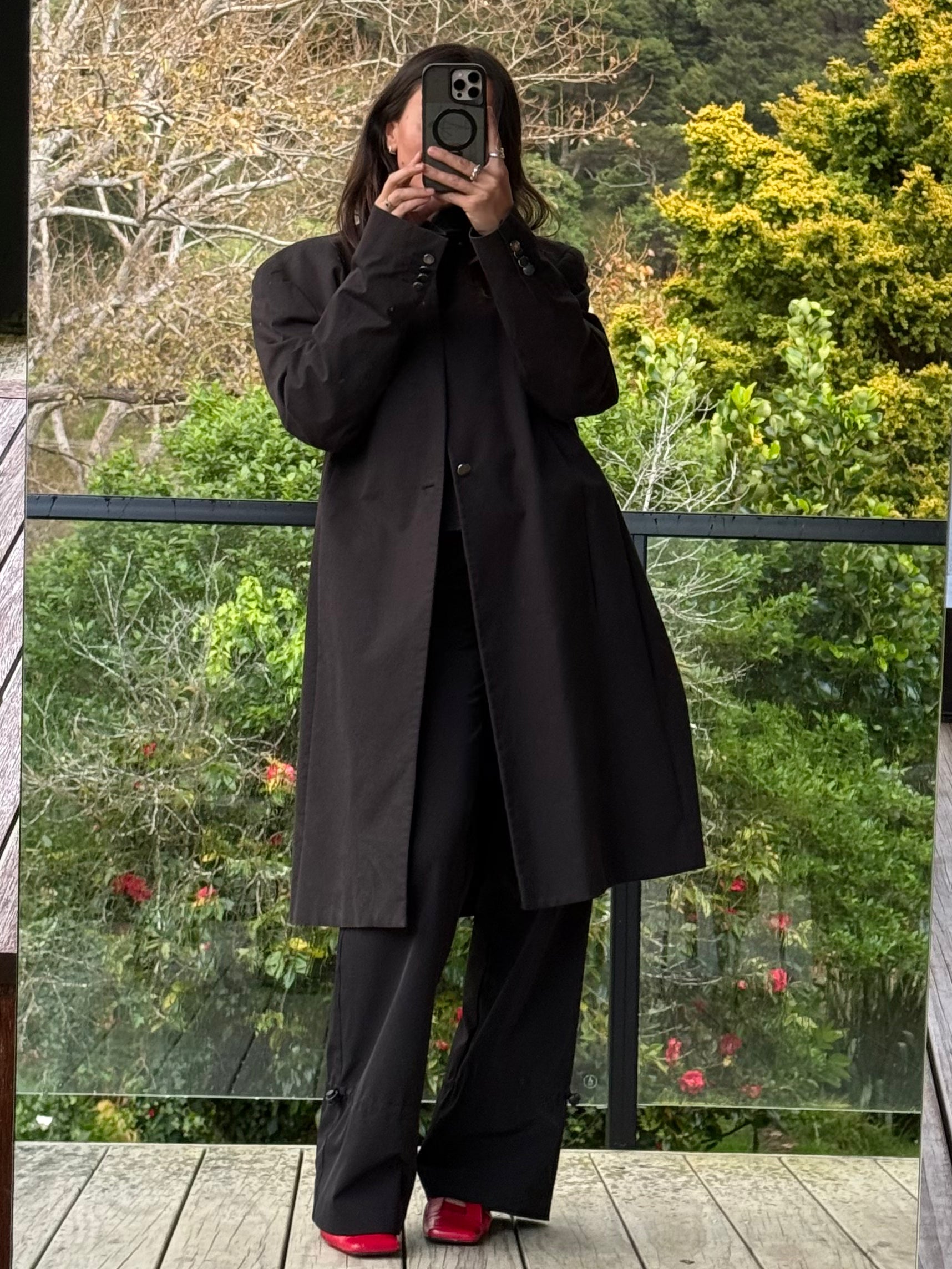 Vintage black Mugler coat