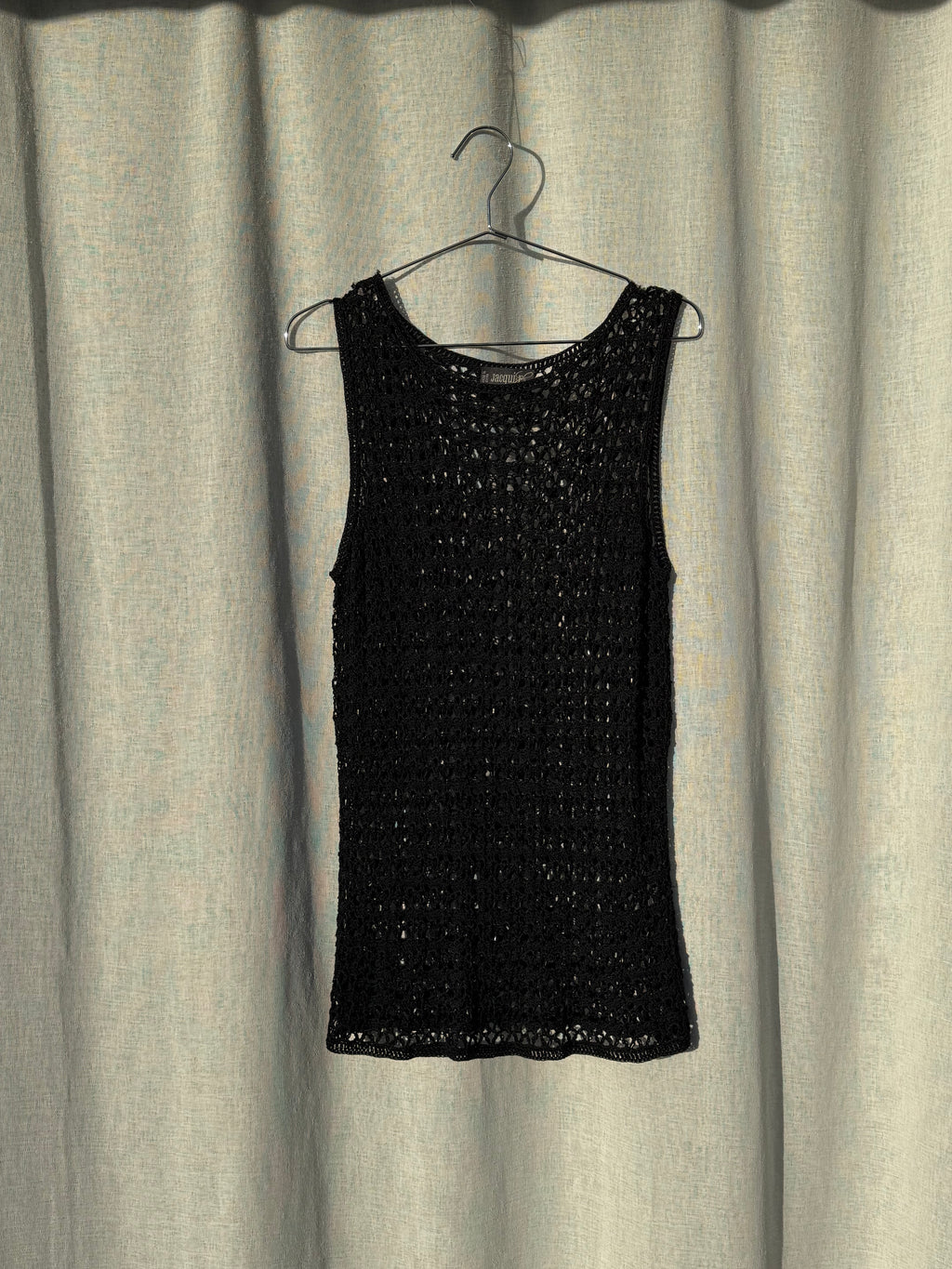 Beaded black singlet top
