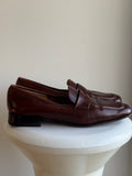 Vintage brown loafers, made in Italy