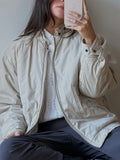 Vintage beige puffer jacket