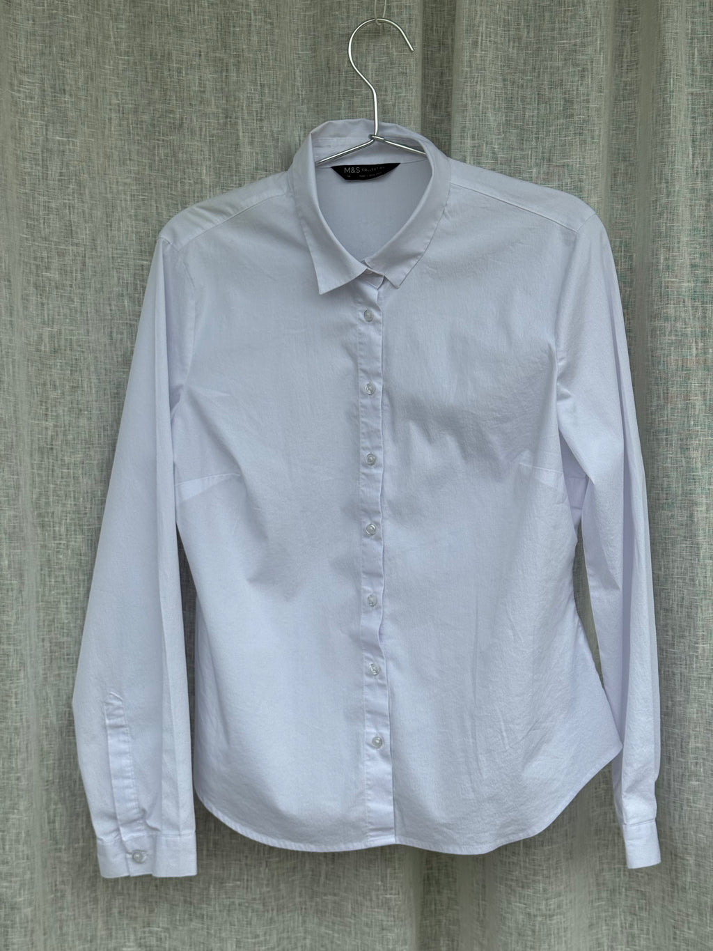 Classic white button up shirt
