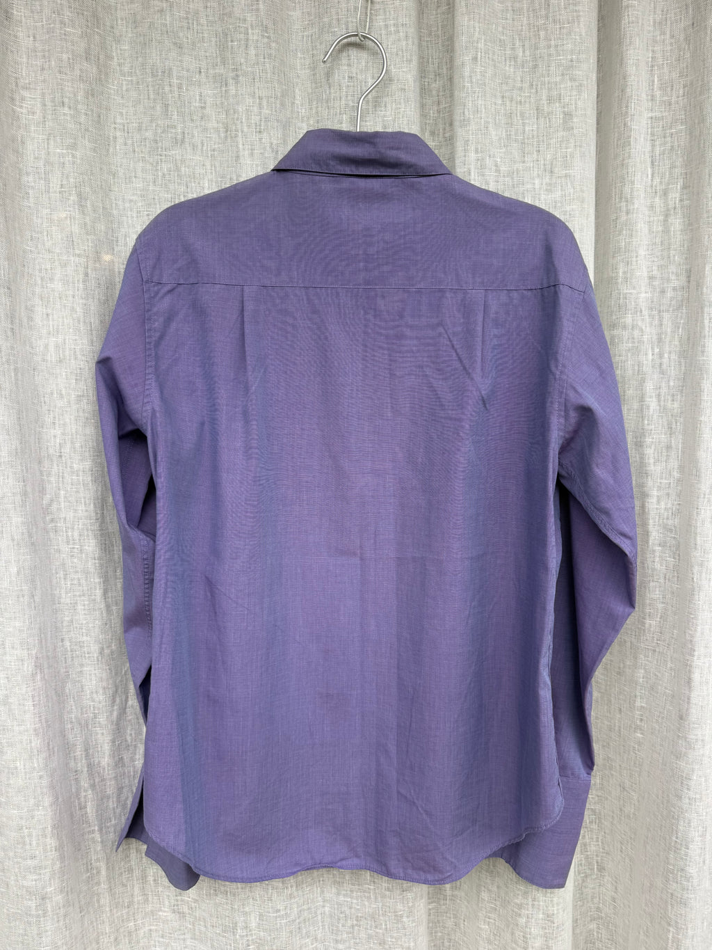 Cotton lilac button up shirt