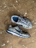 Silver Nike sneakers