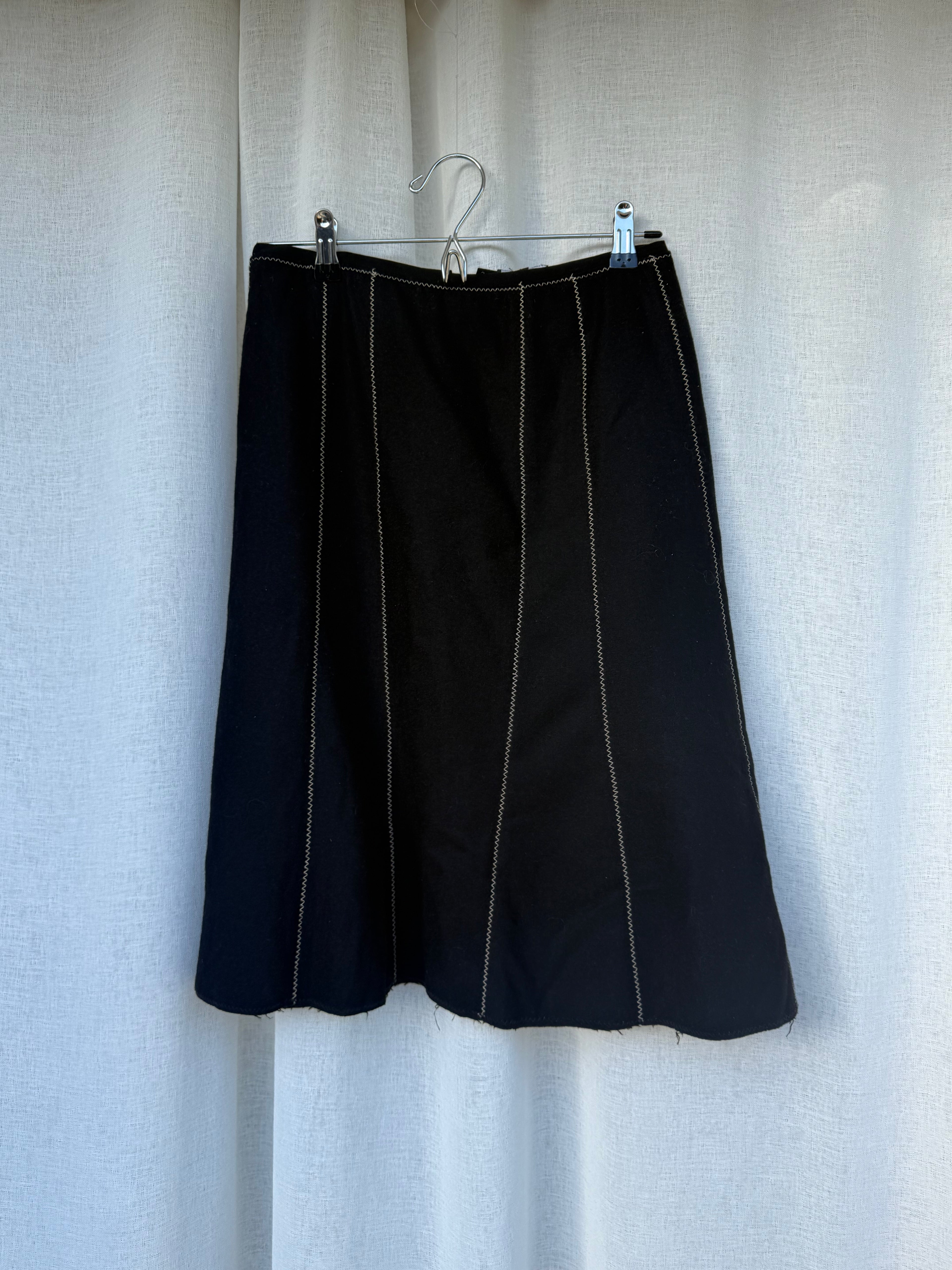Vintage wool blend skirt, made in Aotearoa