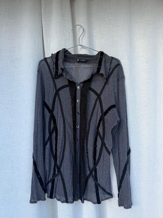 Sheer Vamp made in Aotearoa button up