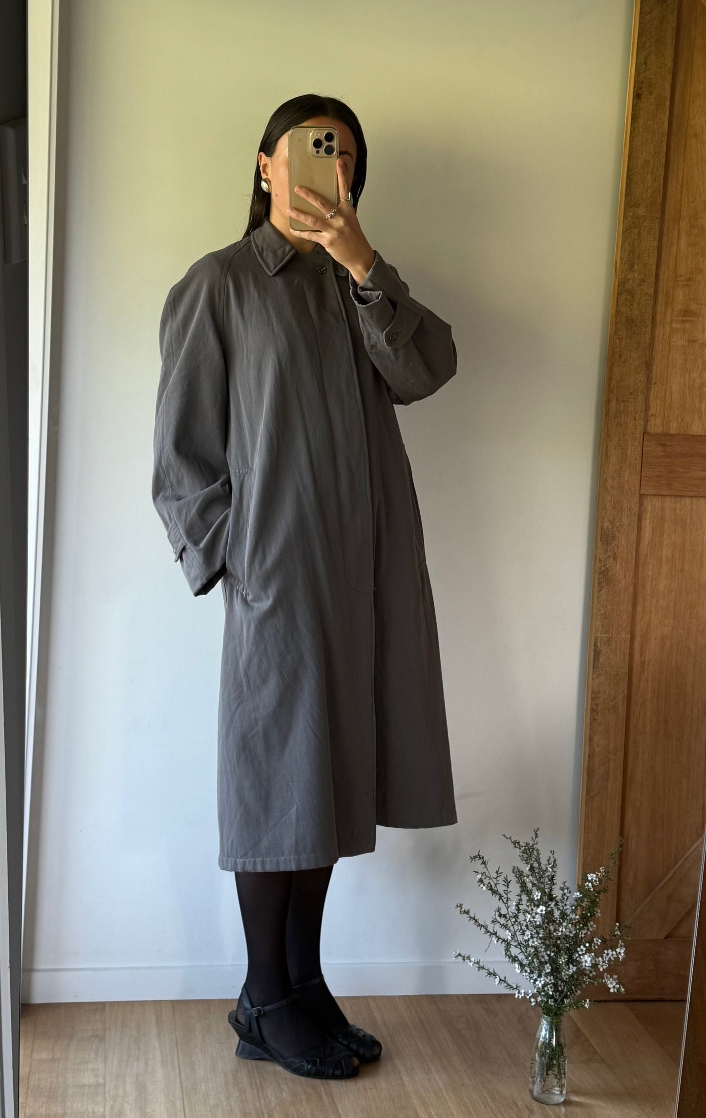 Vintage Millers coat, made in Aotearoa
