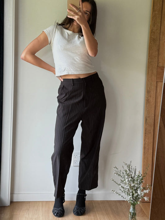 Vintage pinstripe trousers