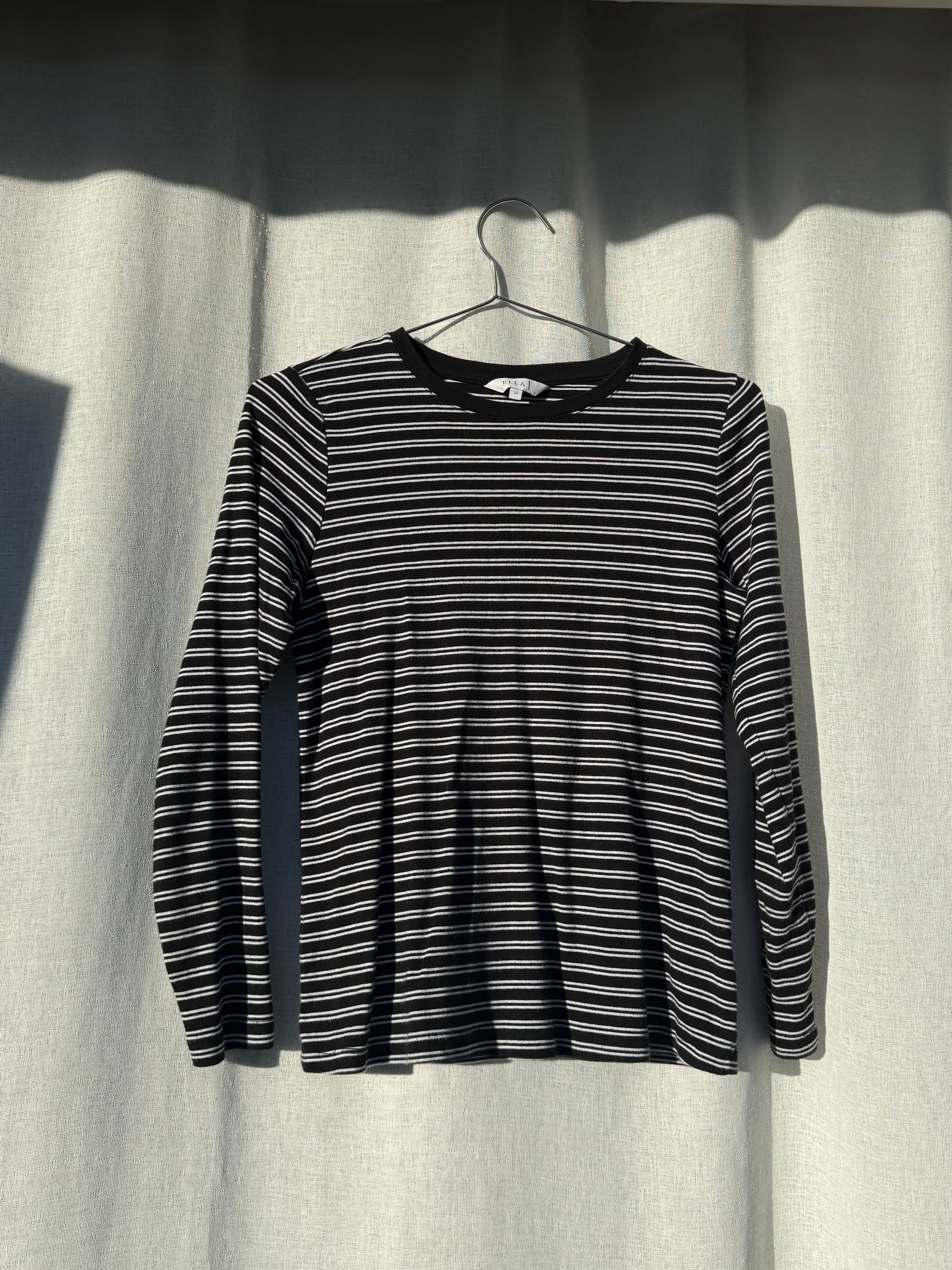 Striped long sleeve, 100% cotton