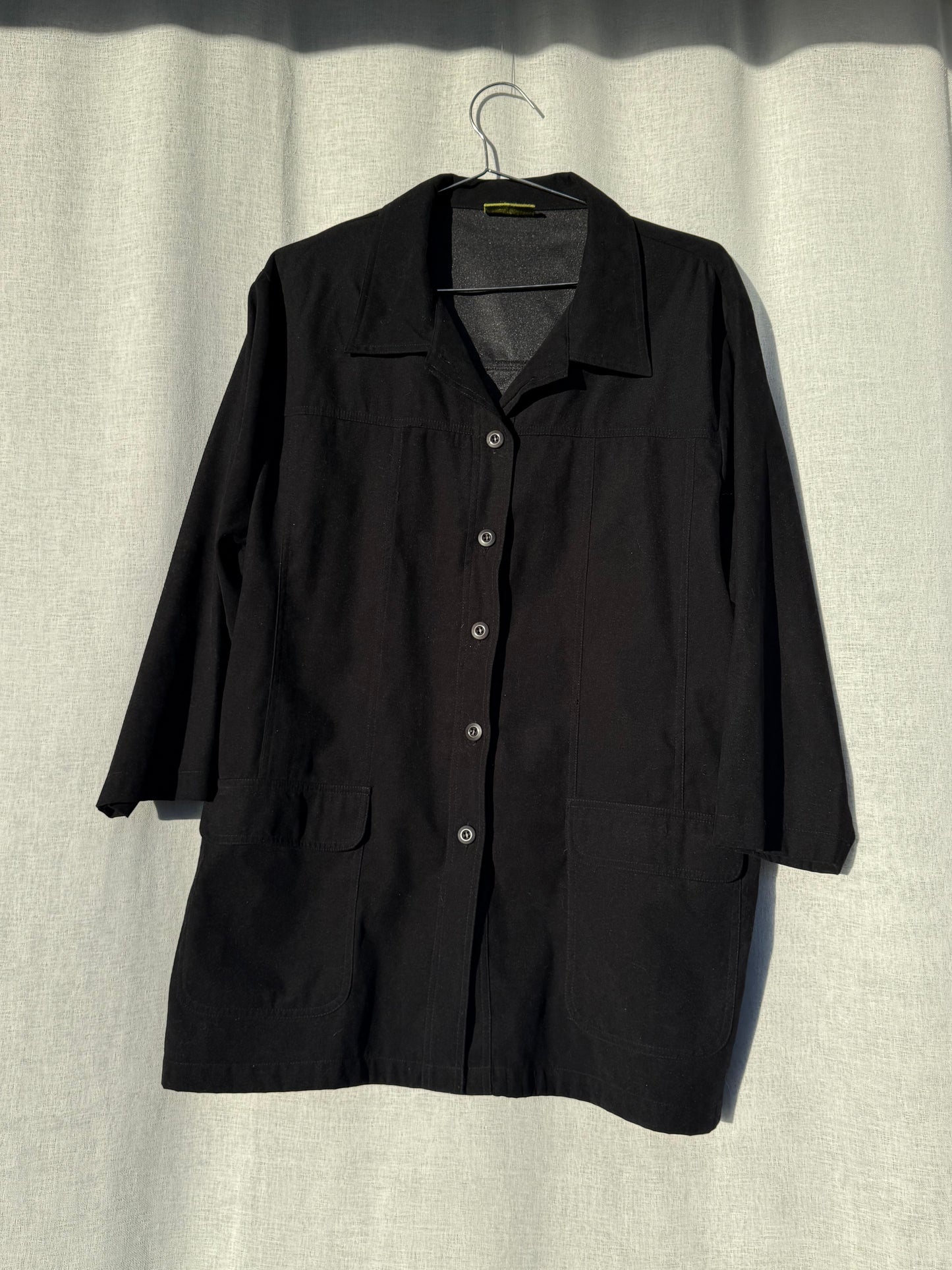 Vintage wool + cashmere blend coat, made in Aotearoa